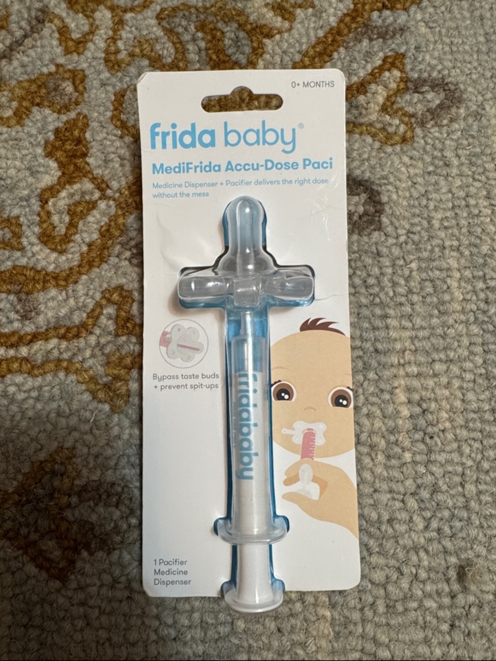 frida baby MediFrida Accu-Dose Blue Medicine Pacifier